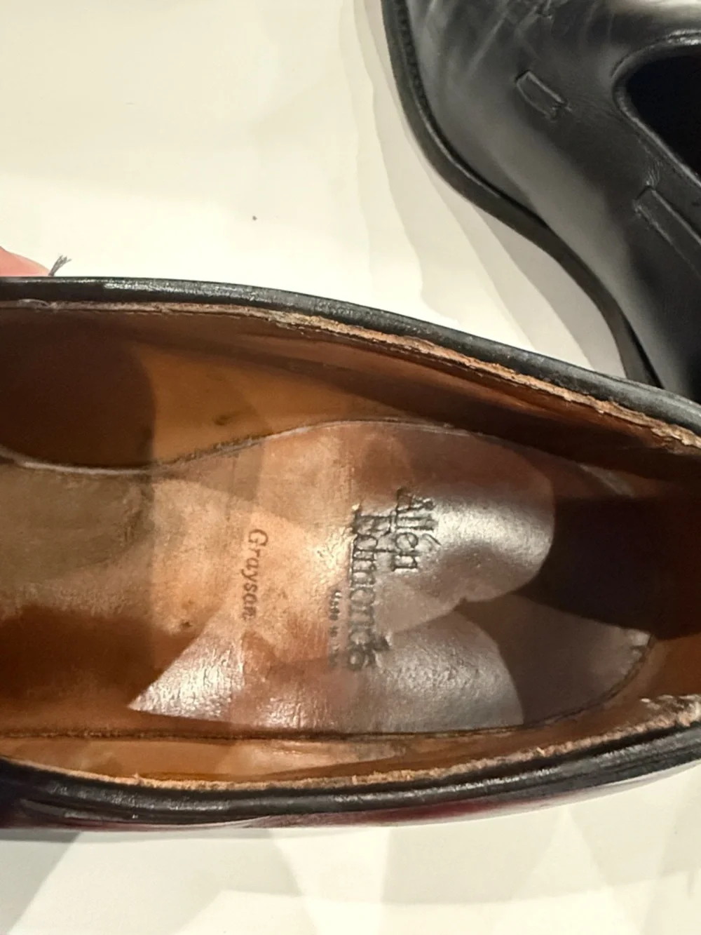 Allen Edmonds Black Leather Tassel Loafers